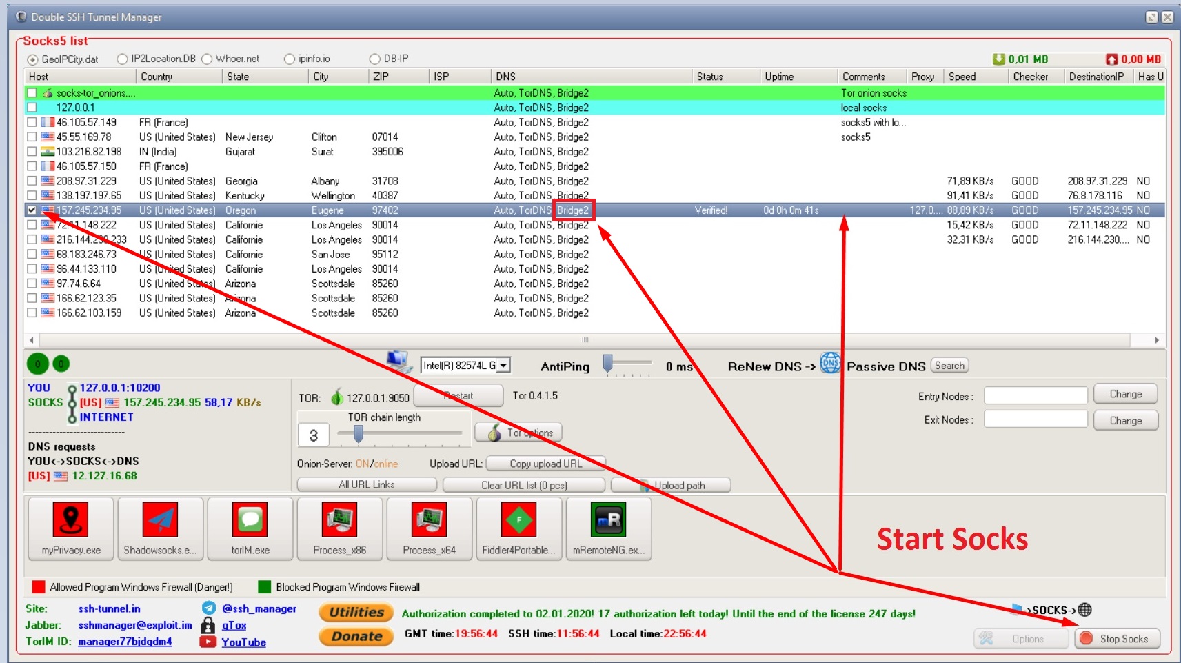 double ssh tunnel manager download